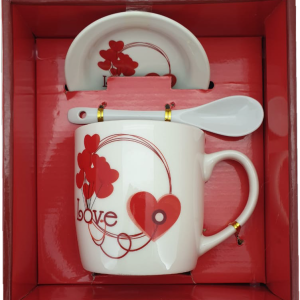 GIFT PACK LOVE 3 PCS B 9.6X18X16CM