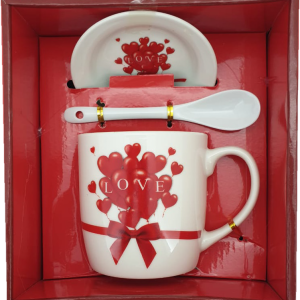 GIFT PACK LOVE 3 PCS C 9.6X18X16CM