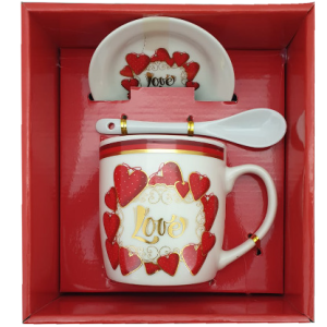 GIFT PACK LOVE 3 PCS D 9.6X18X16CM