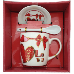 GIFT PACK LOVE 3 PCS C 9.6X18X16CM