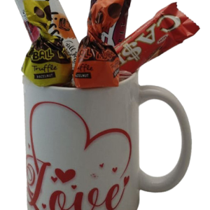 ASST/ CHOC`S IN 11OZ LOVE MUG