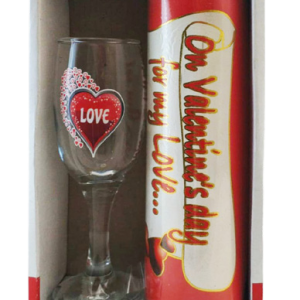 GLASS WITH CETIFICATE IN D/BOX
