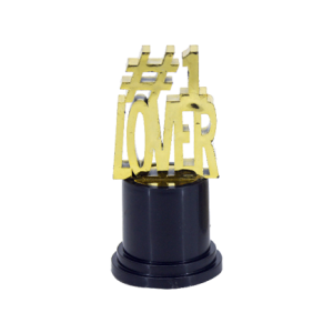 NO:1 LOVER TROPHY 8.5CM H