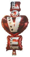 BALLOON FOIL L-O-V-E ON 4IN 1 91.5X45CM
