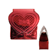 WEDDING GIFT BOX RED 6 PCS 6.5X3.5X3.5CM