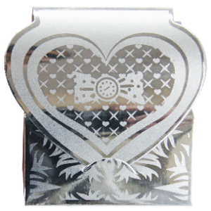 WEDDING GIFTBOX  SILVER 6PCS 6.5X3.5X3.5