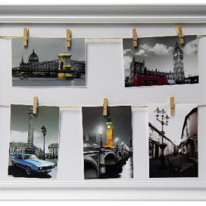 FRAME PEG PHOTO FRAME WHITE 40X50CM
