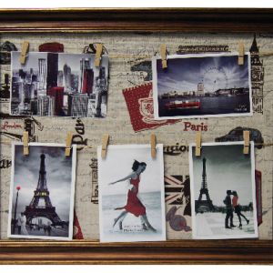 FRAME PEG PHOTO FRAME D/BROWN 40X50CM