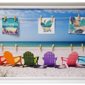 FRAME PEG PHOTO FRAME WHITE 40X50CM