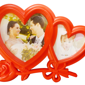 PHOTO FRAME LOVE RED D/HEART 27X21CM