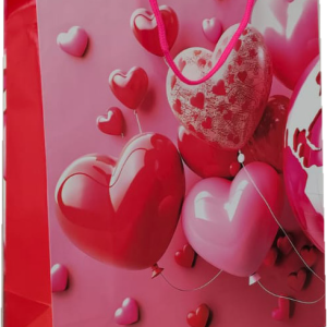 GIFTBAG LOVE/FLOWERS #39 32X25X10C