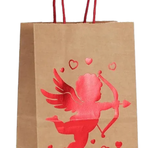 GIFTBAG CRAFT HEART/CUPID 21*15*8CM