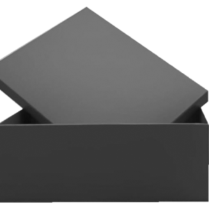 GIFTBOX FOLDUP BLACK #3 34X25X12CM