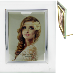 FRAME PHOTO SILVER FLAT 4X6"