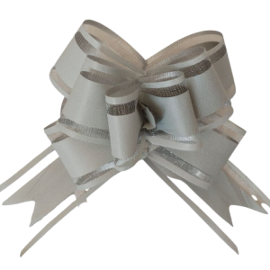 PULLBOW MATERIAL SILVER  3X46CM