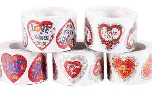 200 STICKERS IN ROLL