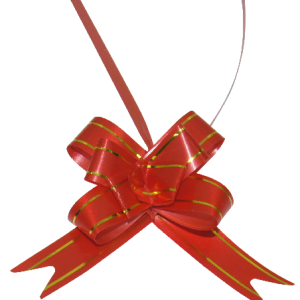 PULL BOWS RED 10PCS 34X1.8CM
